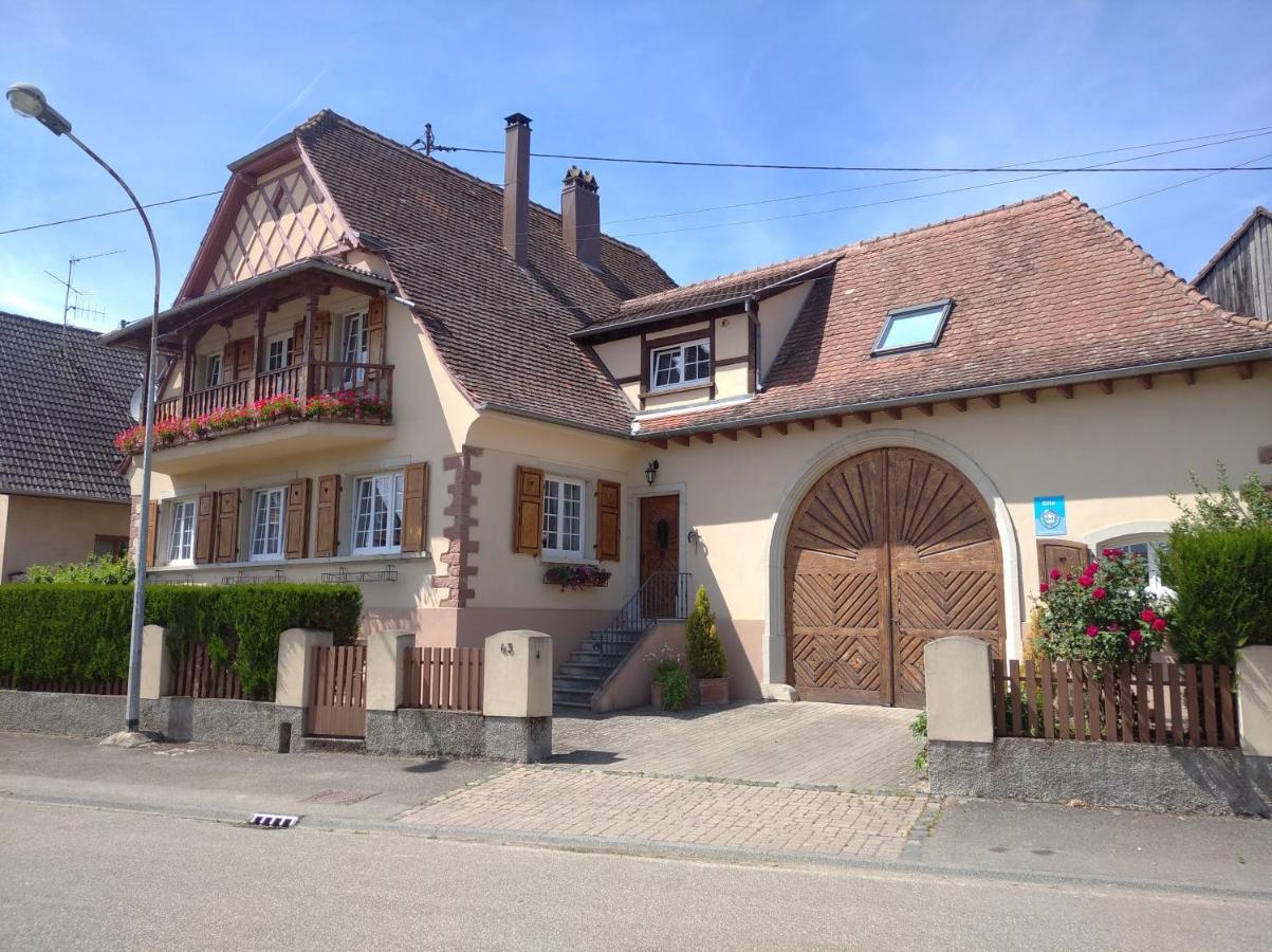 Gites Les Cocottes Zellwiller Buitenkant foto